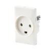 FESH SWITCH CURVELINE STIKKONTAKT HVID 1,5 MODUL M/JORD
