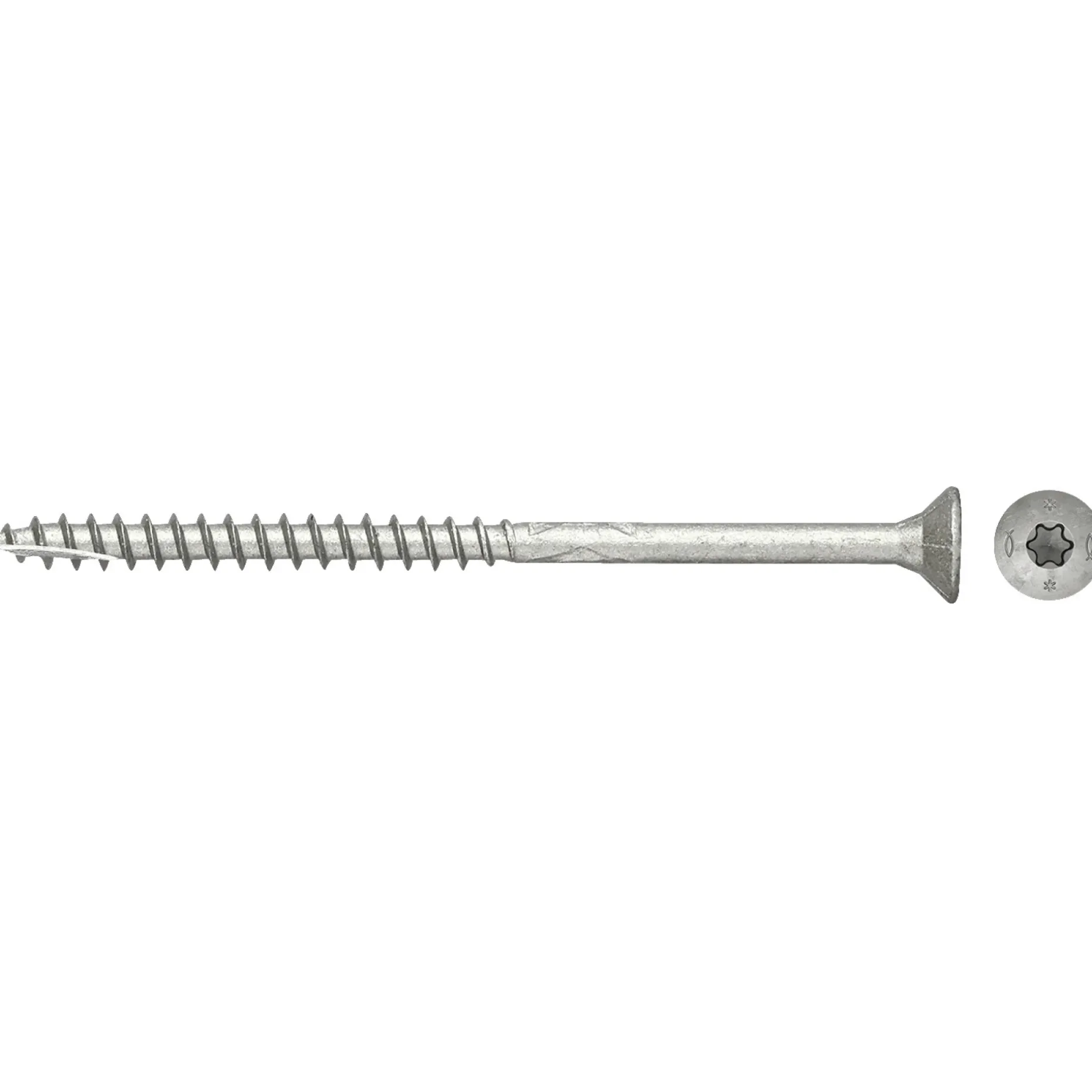 FISCHER BASICFAST CTP SKRUE 4X60 MM VARMFORZINKET 500 STK.