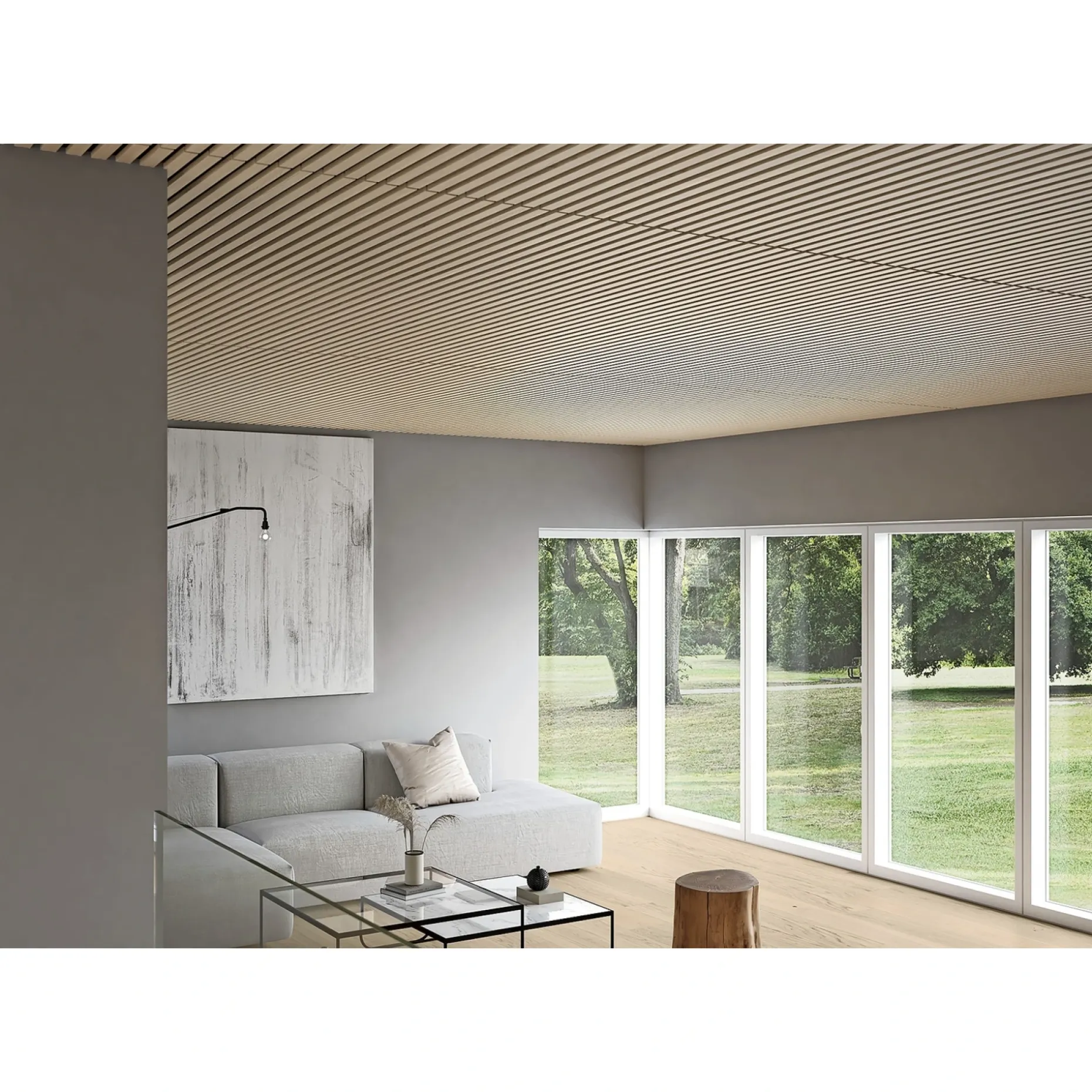 FORZES ACOUSTICS AKUSTIKPLADE LYS EG / SORT AKUSTIKPLADE 43 X 600 X 2400 MM