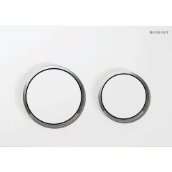 GEBERIT OMEGA20 BETJENINGSPLADE HVID