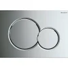 GEBERIT SIGMA01 BETJENINGSPLADE KROM