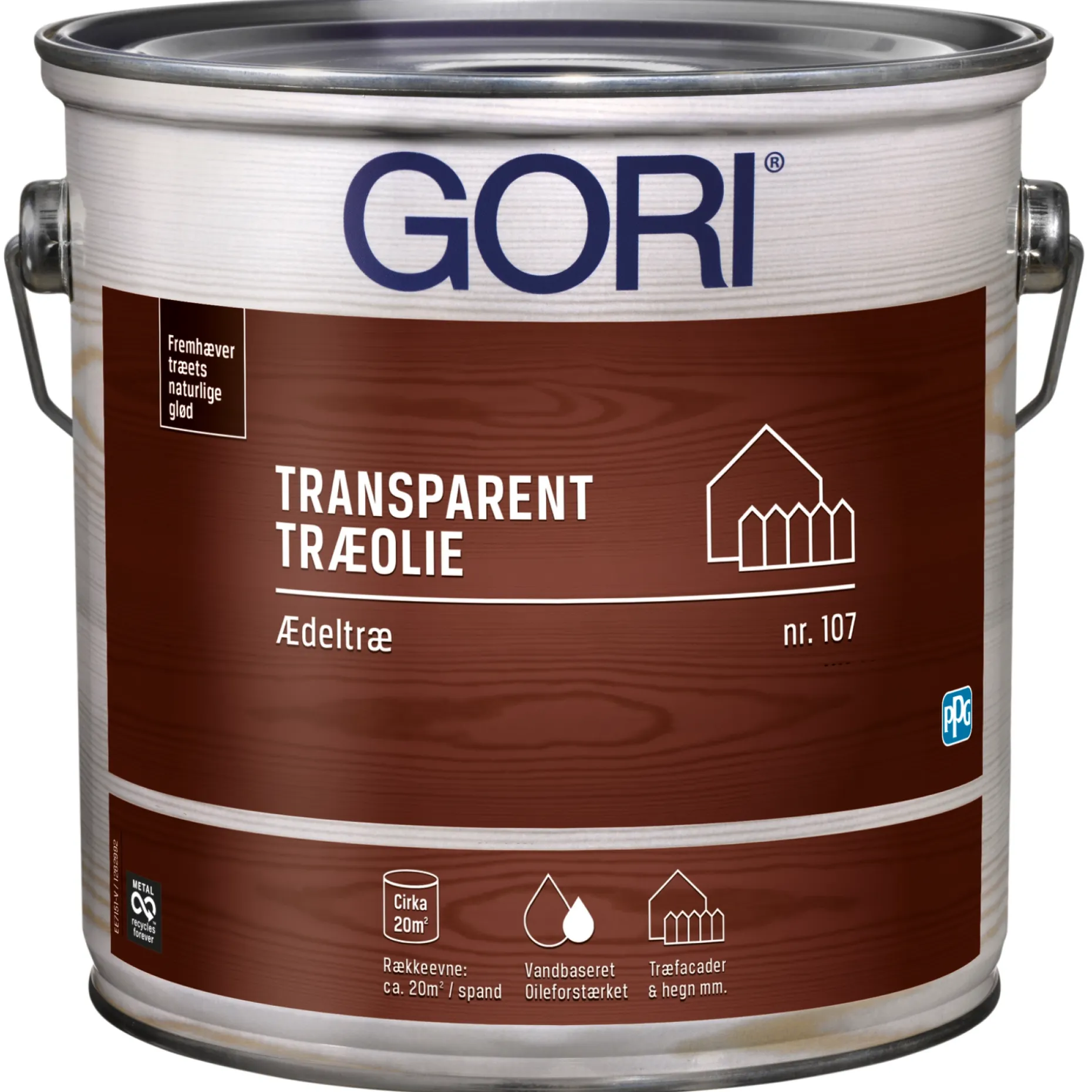 GORI 107 ÆDELTRÆ OLIE 2,5 L TRANSPARENT