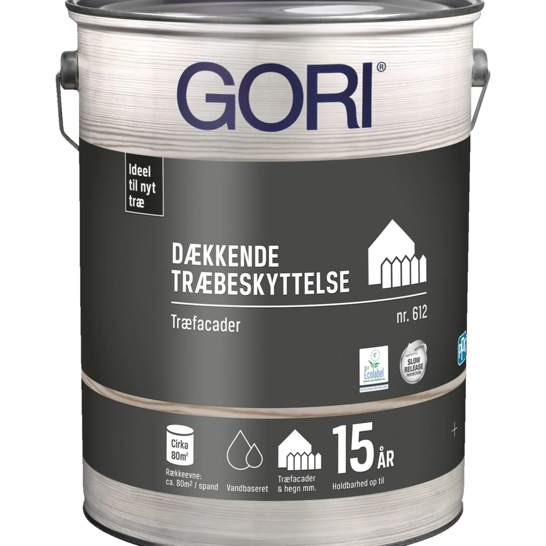 GORI 612 TRÆBESKYTTELSE DÆKKENDE 10 L KULSORT