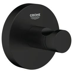 GROHE ESSENTIALS QUICKFIX HÅNDKLÆDEKROG MAT SORT