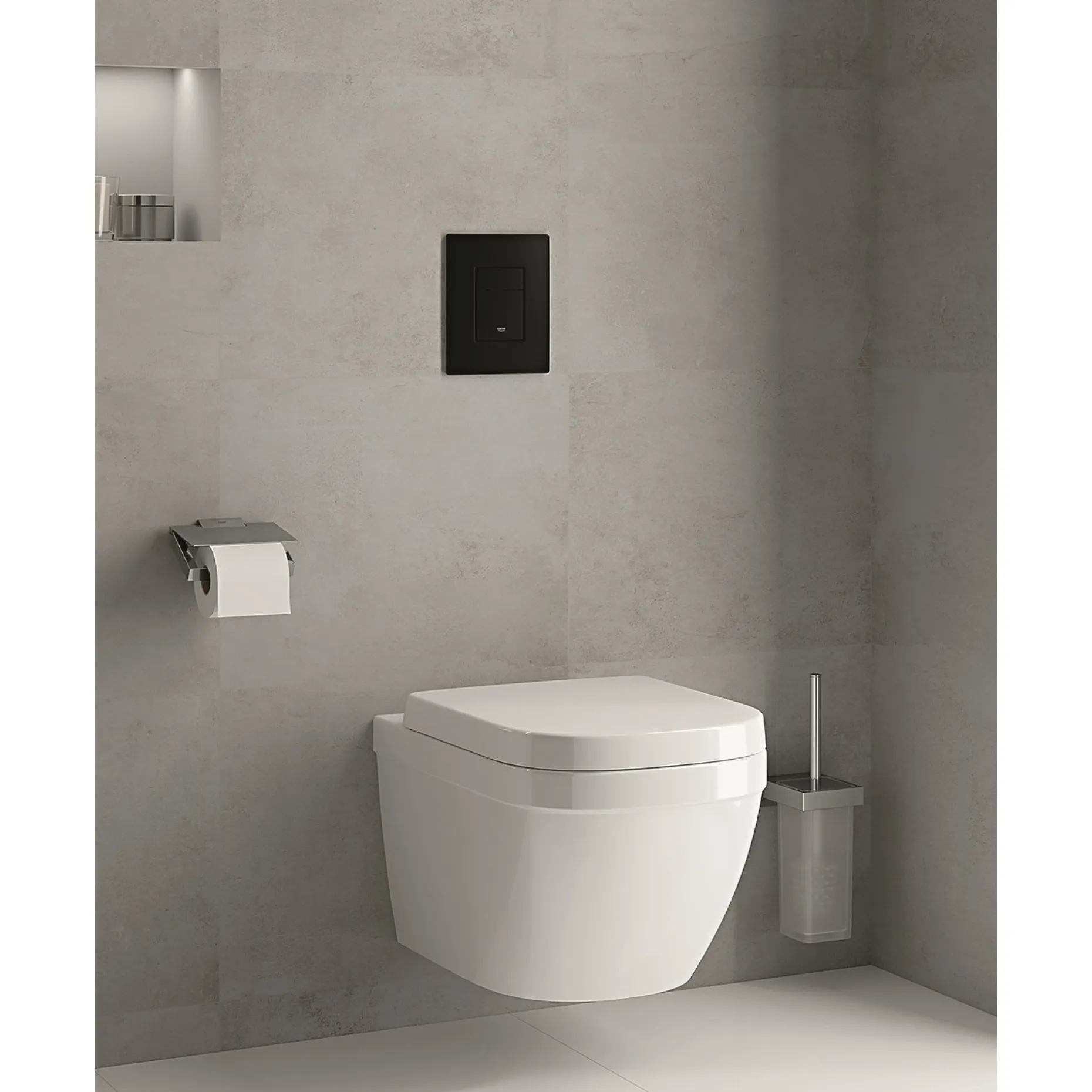 GROHE SKATE COSMOPOLITAN BETJENINGSPLADE MAT SORT