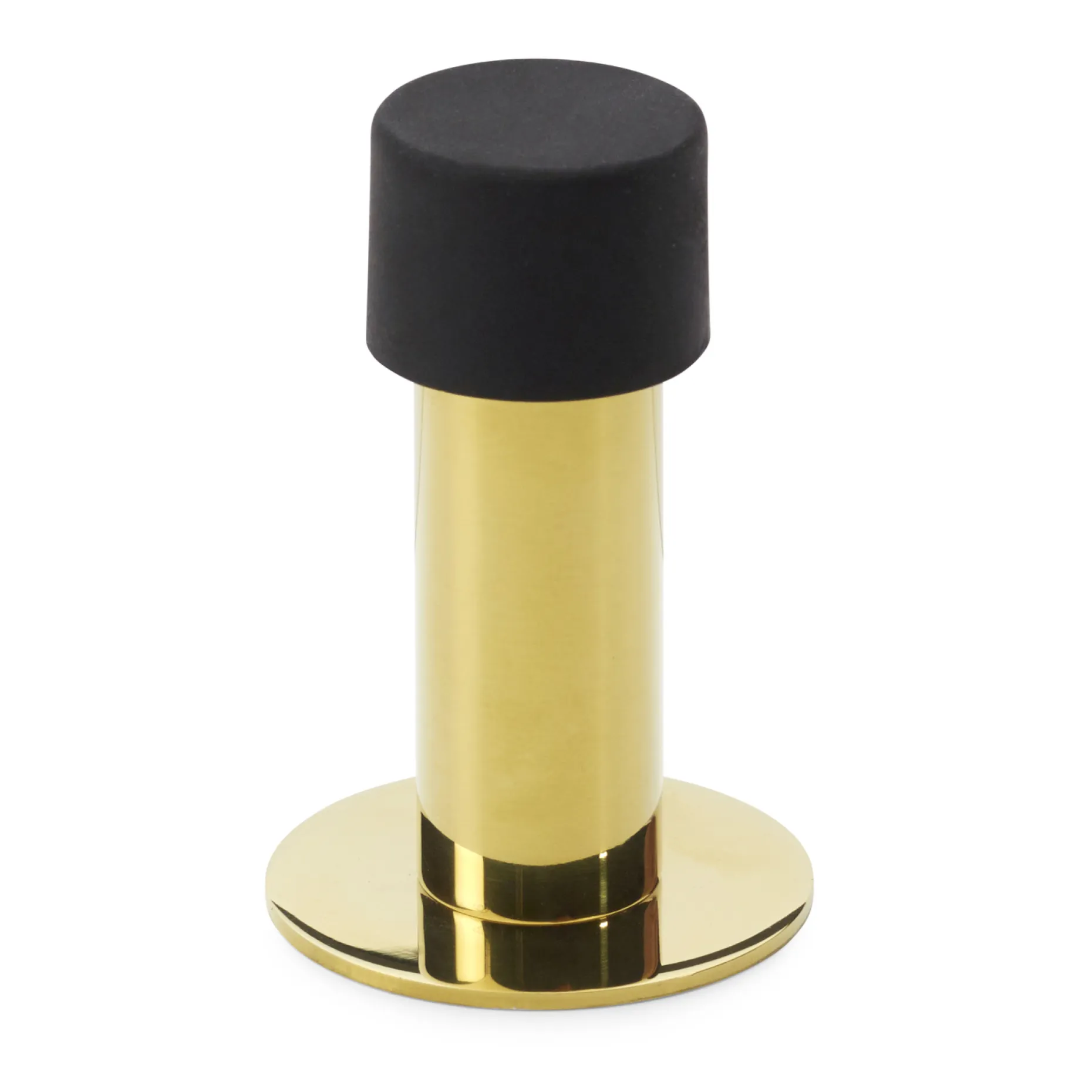 HABO DØRSTOP Ø22X75MM MESSING