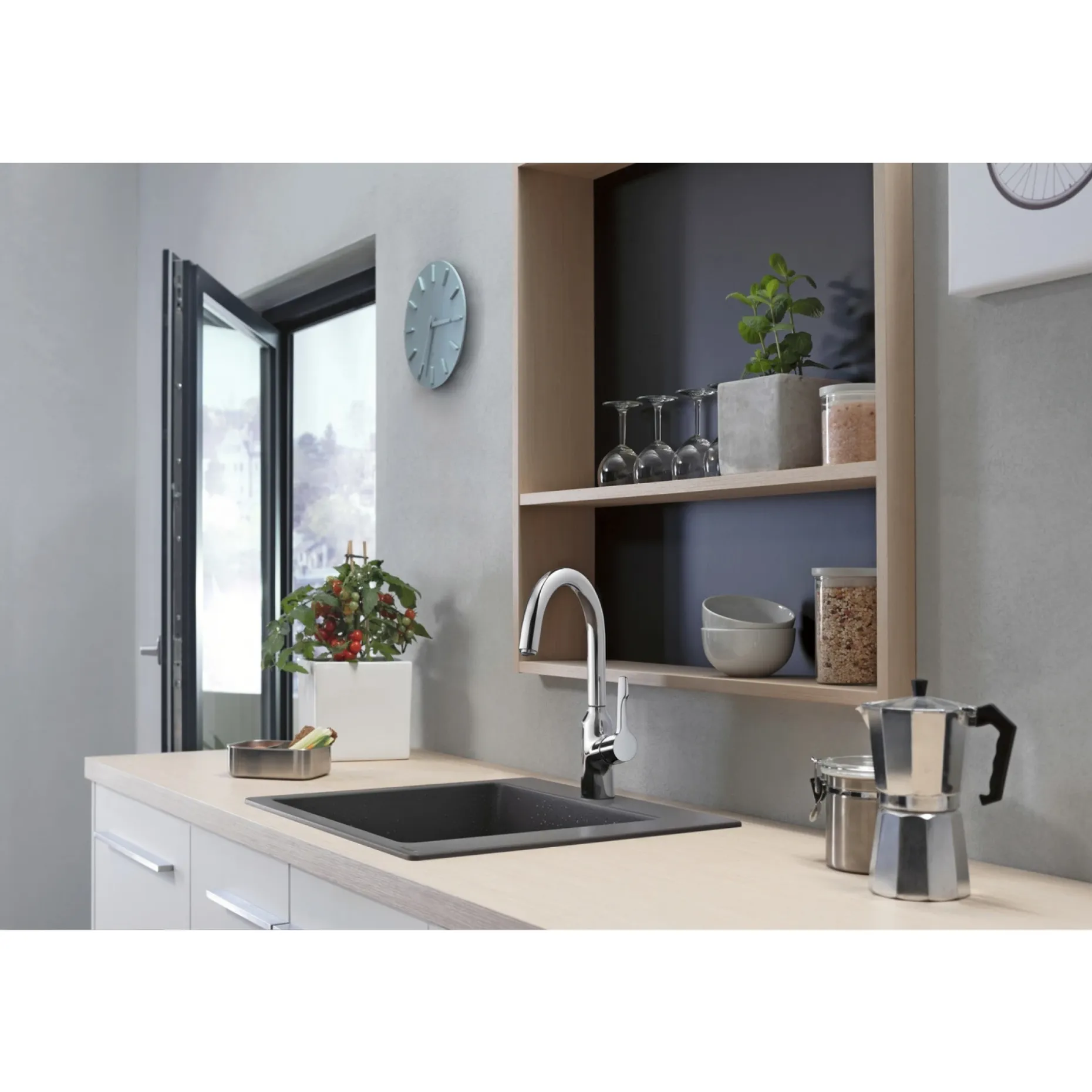 HANSGROHE KØKKENARMATUR KROM