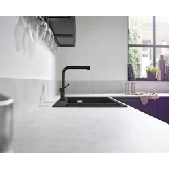 HANSGROHE TALIS M54 270 MED UDTRÆK KØKKENARMATUR MAT SORT