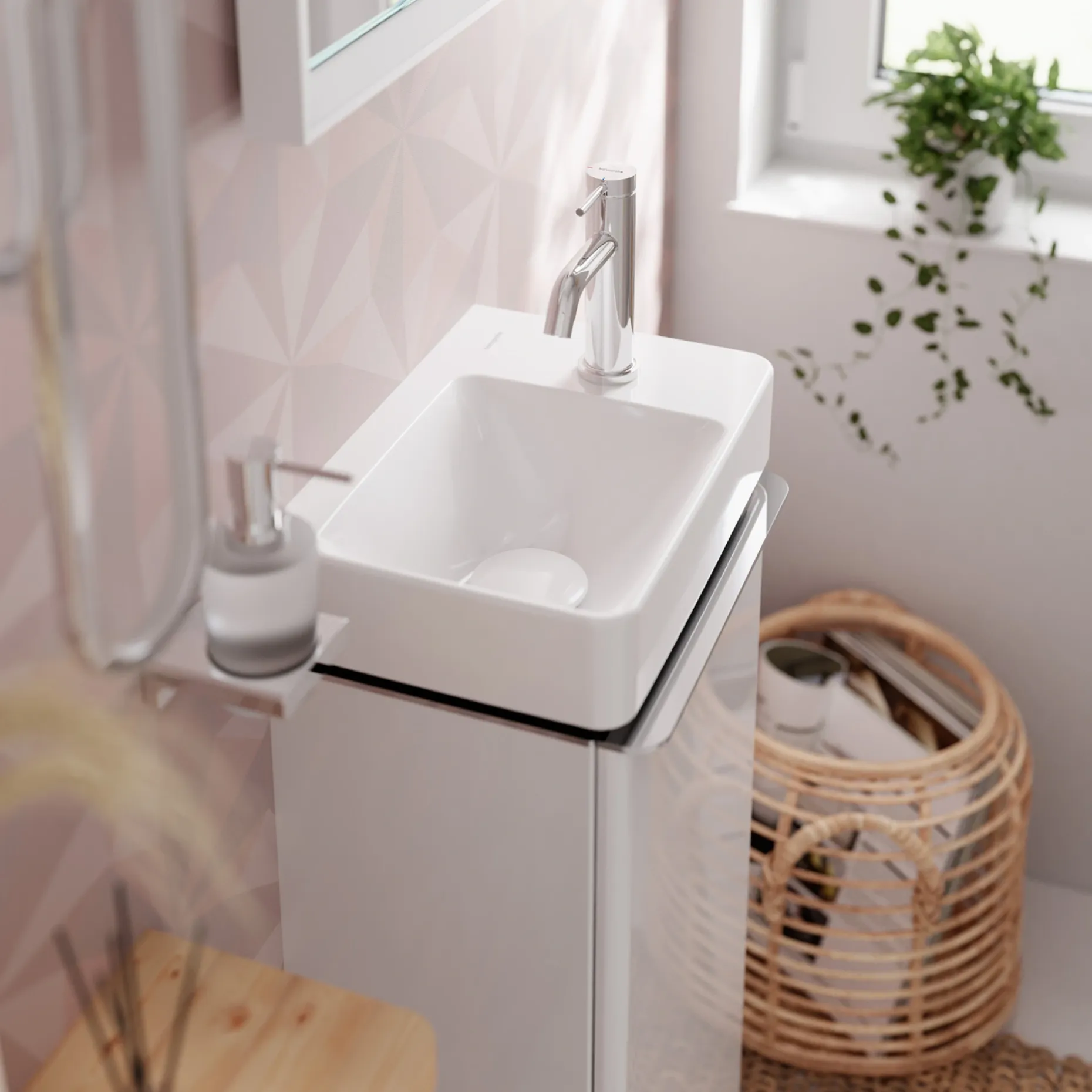 HANSGROHE TECTURIS S80 HÅNDVASKARMATUR 1-GREB KROM