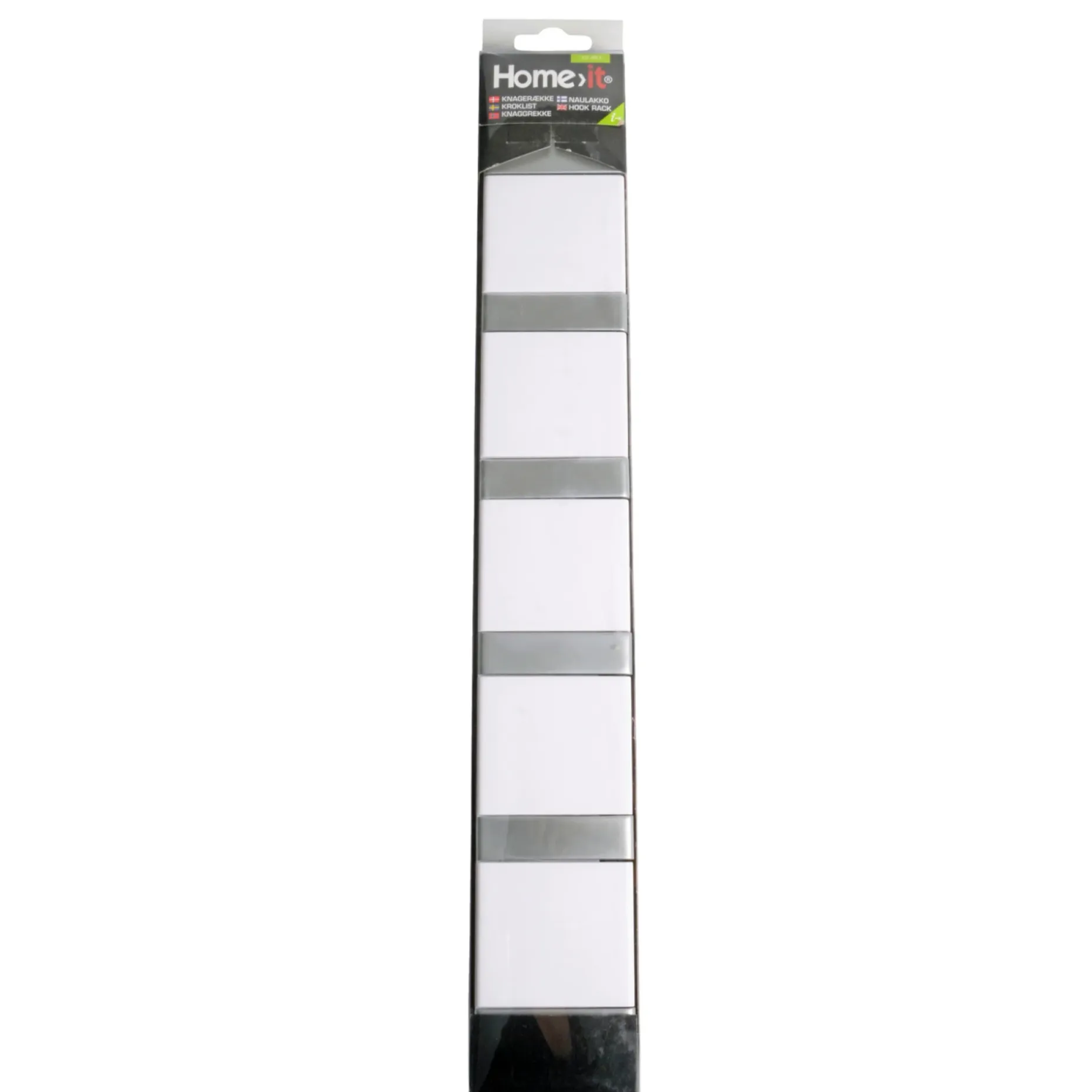 HOME>IT FLEX KNAGERÆKKE HVID 6 KN L48,4×D2,2 X H7,2 CM