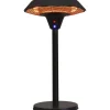 HORTUS 211-361 TERRASSEVARMER SORT 800/1200/2000 W