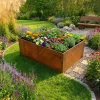 HORTUS 210-900 UDEN BUND HØJBED RUST PATINA 40 X 120 X 80 CM