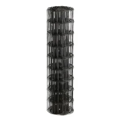HORTUS PVC FRI TRÅDHEGN SORT PLASTBELAGT 0.90 X 20 M
