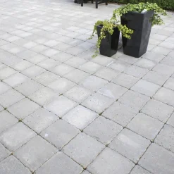 IBF HOLMEGAARDSTEN KVADRAT BELÆGNINGSSTEN 7 X 28 X 28 CM GRÅ