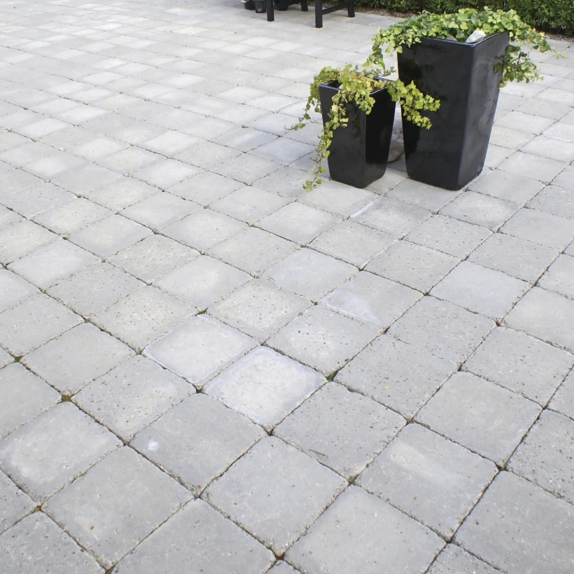 IBF HOLMEGAARDSTEN KVADRAT BELÆGNINGSSTEN 7 X 28 X 28 CM GRÅ