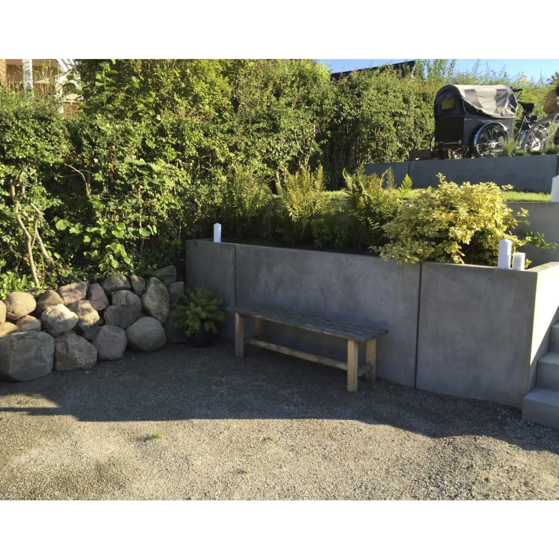 IBF PARKLINE HJ. ELEMENT UDV. STØTTEMUR 120 X 80 CM GRÅ