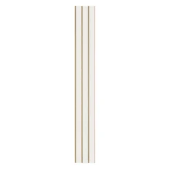 I-WOOD AKUSTIKPANEL EG HVIDMALET 16 X 300 X 2400 MM