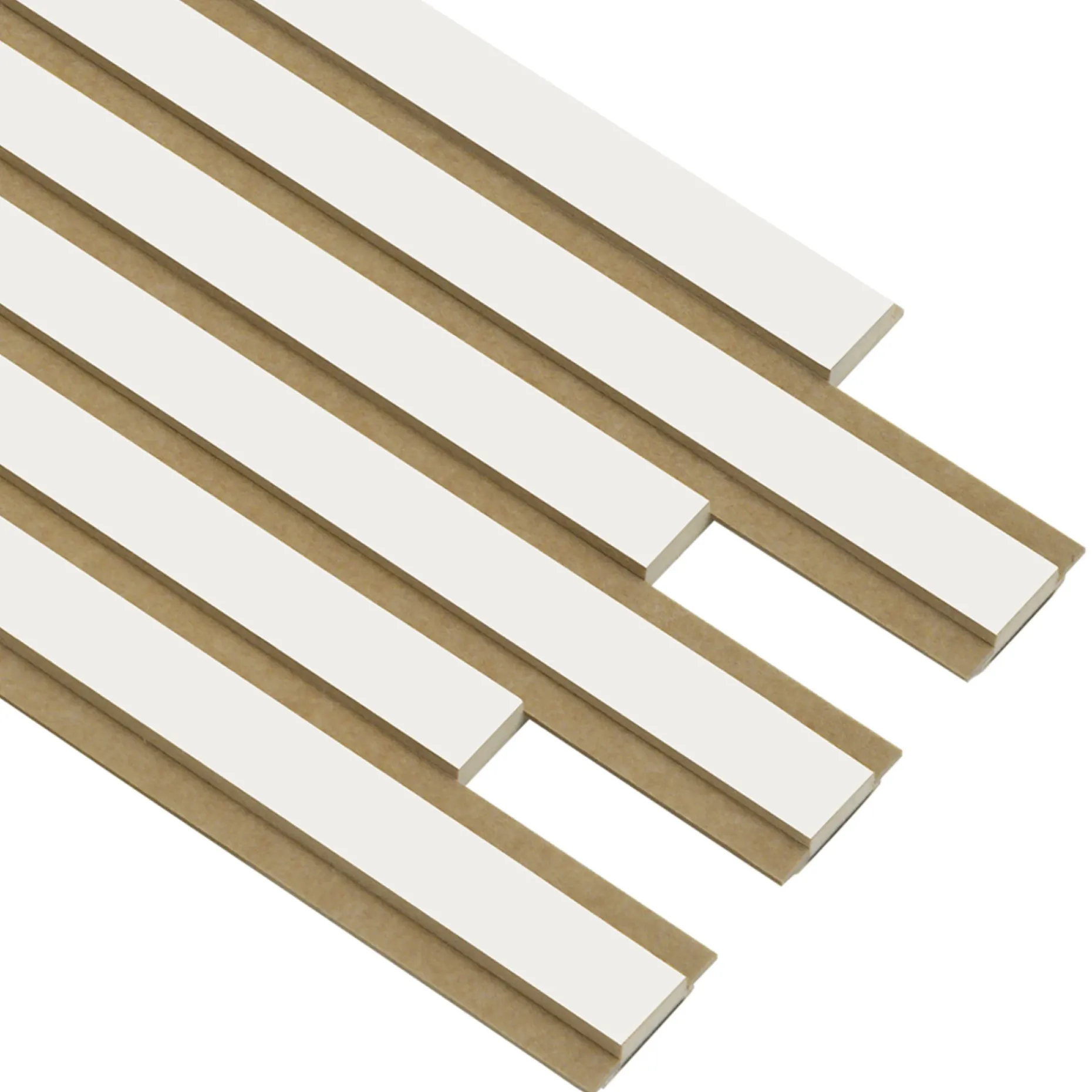 I-WOOD AKUSTIKPANEL EG HVIDMALET 16 X 300 X 2400 MM