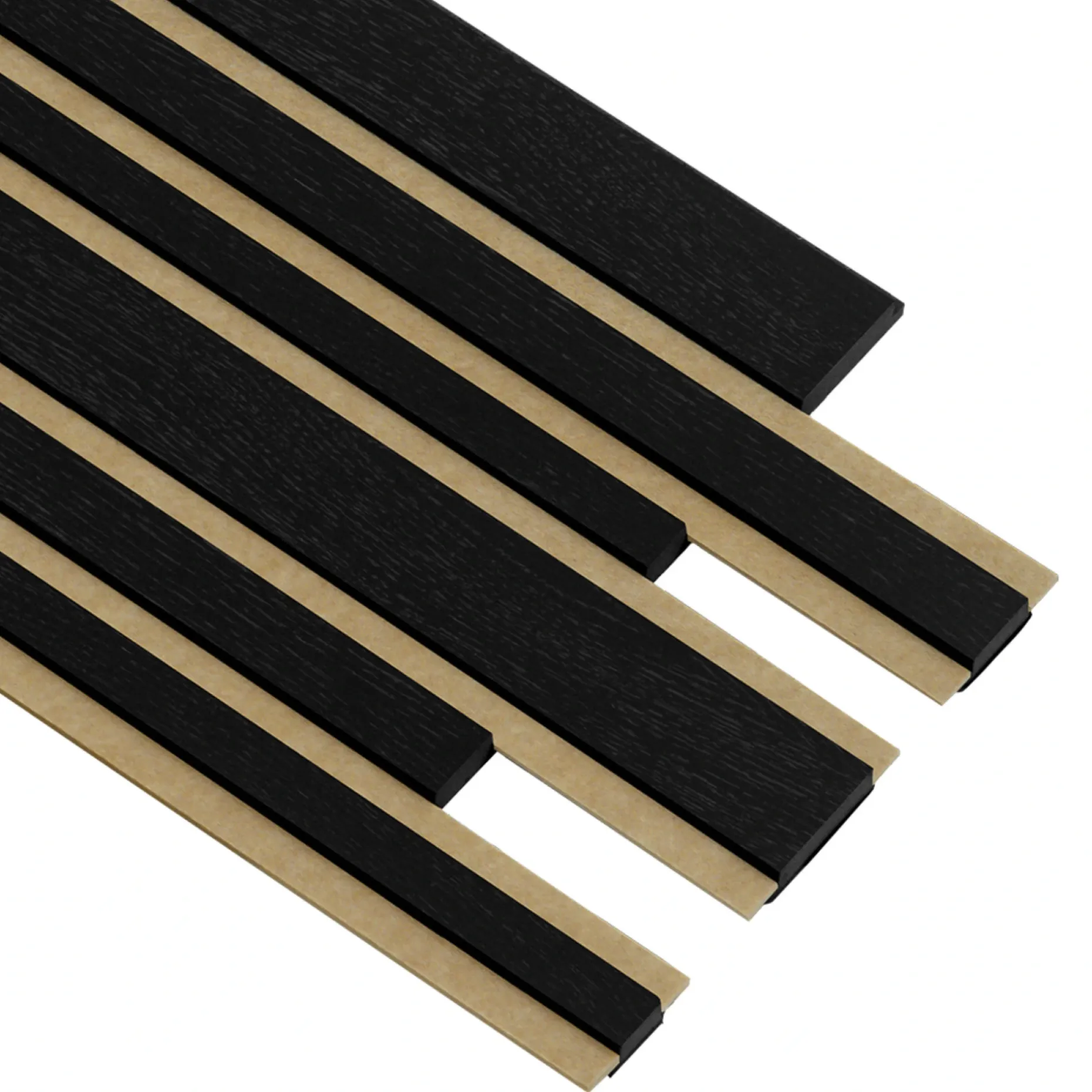 I-WOOD AKUSTIKPANEL EG SORT 17 X 300 X 2400 MM