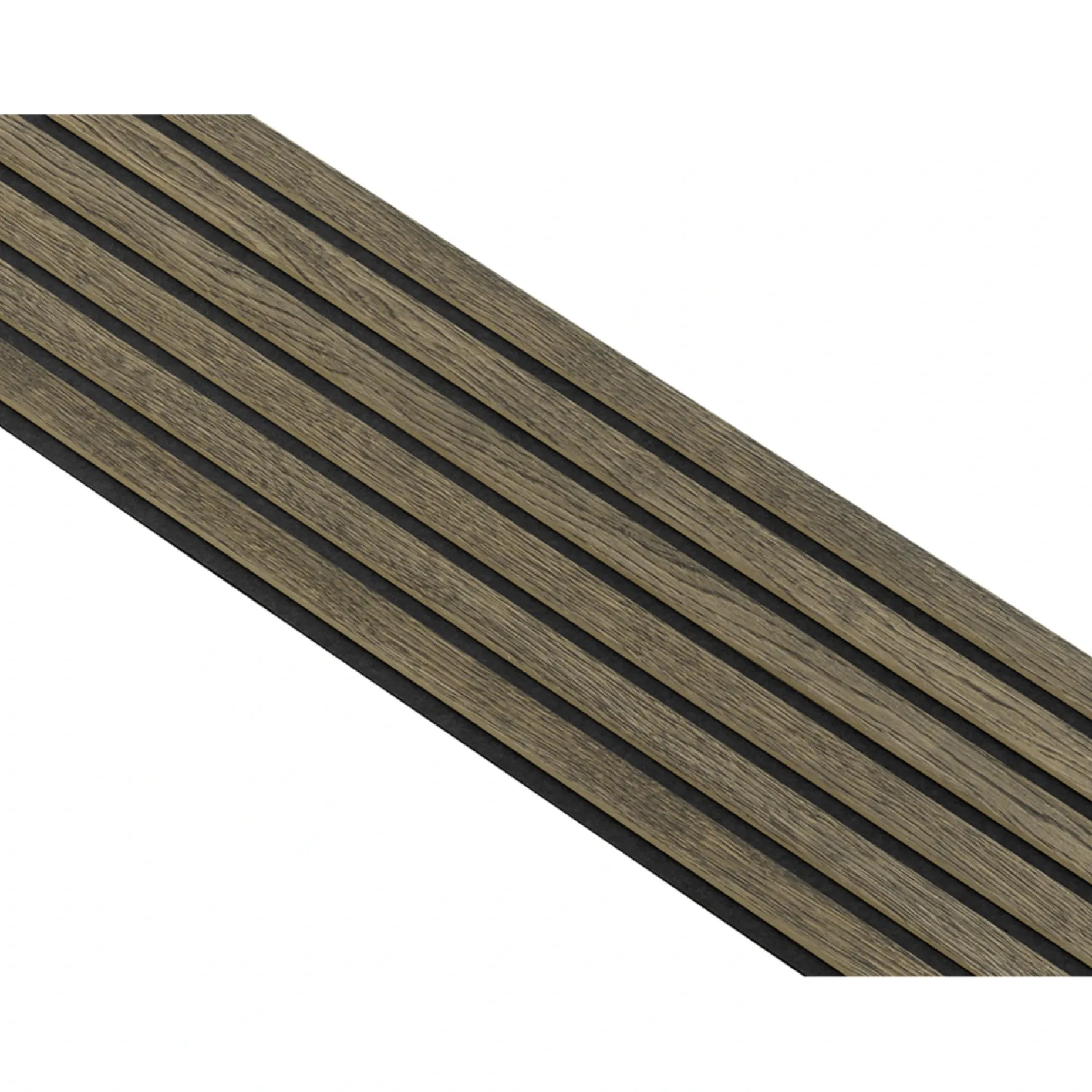I-WOOD AKUSTIKPANEL EG SORT OLIE 16 X 300 X 2400 MM