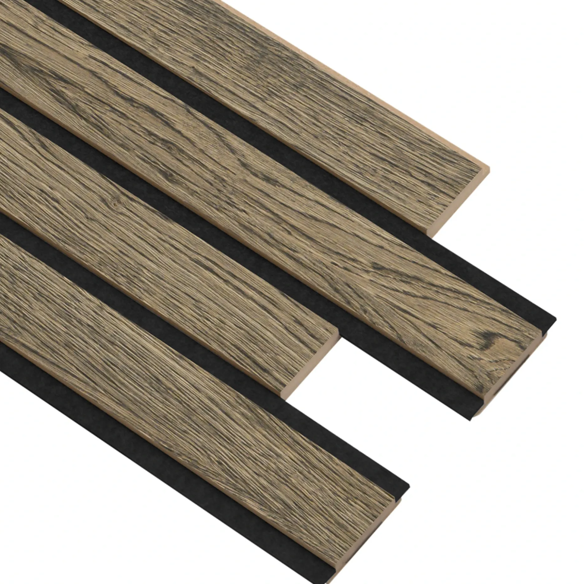 I-WOOD AKUSTIKPANEL EG SORT OLIE 16 X 300 X 2400 MM