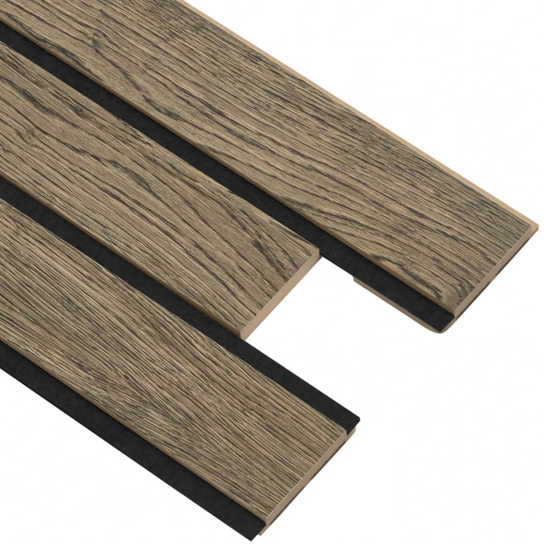 I-WOOD AKUSTIKPANEL EG SORT OLIE 16 X 300 X 2400 MM