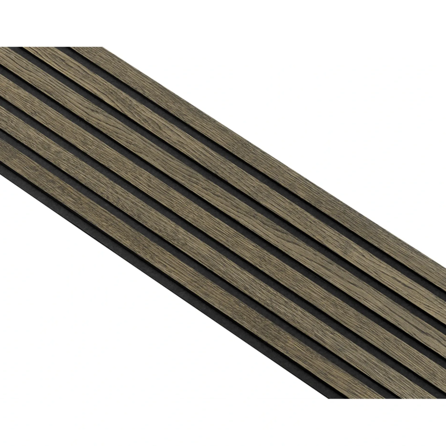 I-WOOD AKUSTIKPANEL EG SORT OLIE 17 X 300 X 2400 MM
