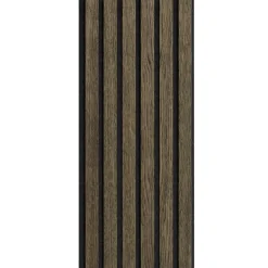 I-WOOD AKUSTIKPANEL EG SORT OLIE 17 X 300 X 2400 MM