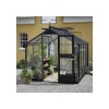 JULIANA COMPACT DRIVHUS 3 MM HÆRDET GLAS HELE BANER ANTRACIT 6,6 M2