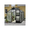 JULIANA COMPACT EKSKL. SOKKEL DRIVHUS 10 MM POLY ANTRACIT 6,6 M2