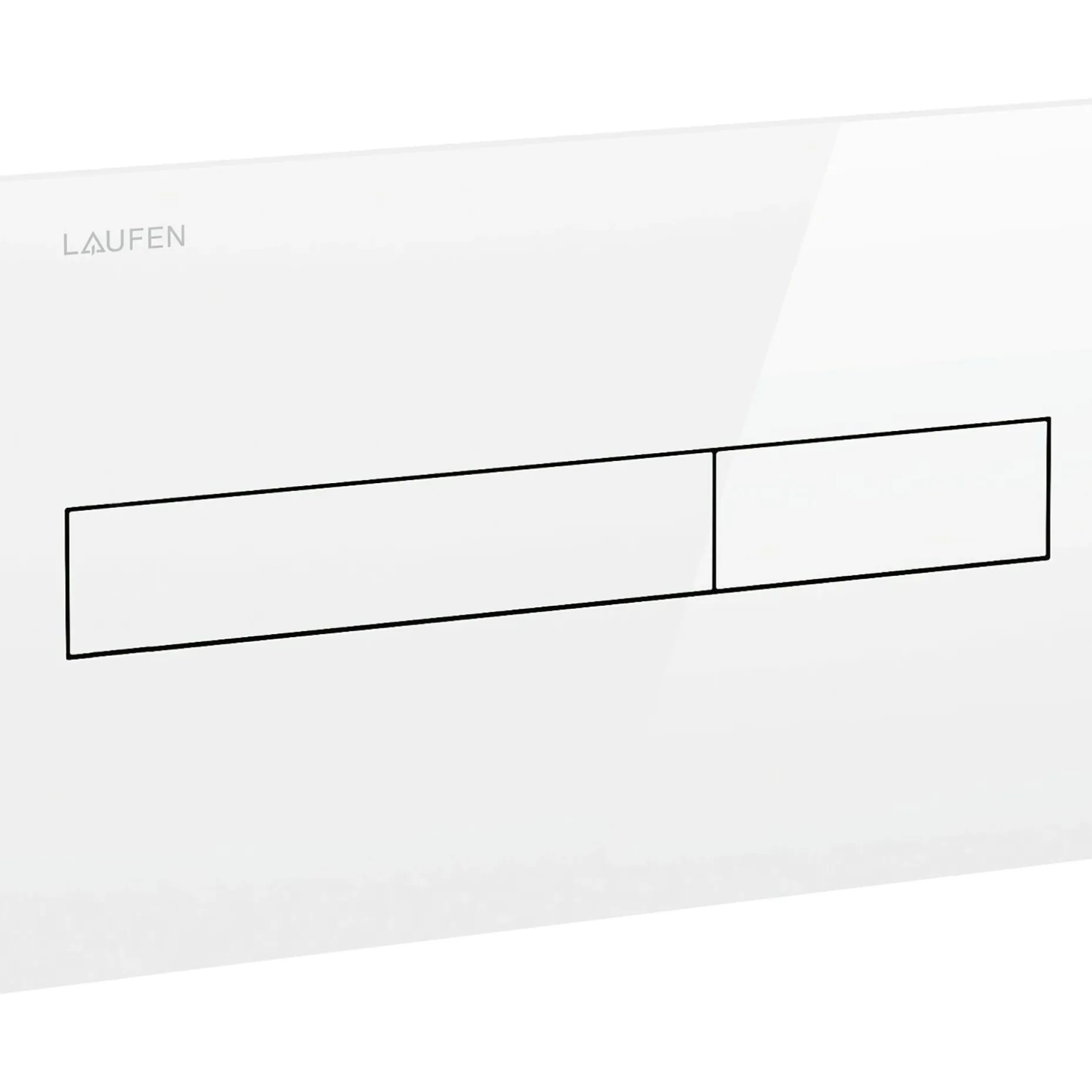 LAUFEN AW1 BETJENINGSPLADE HVID