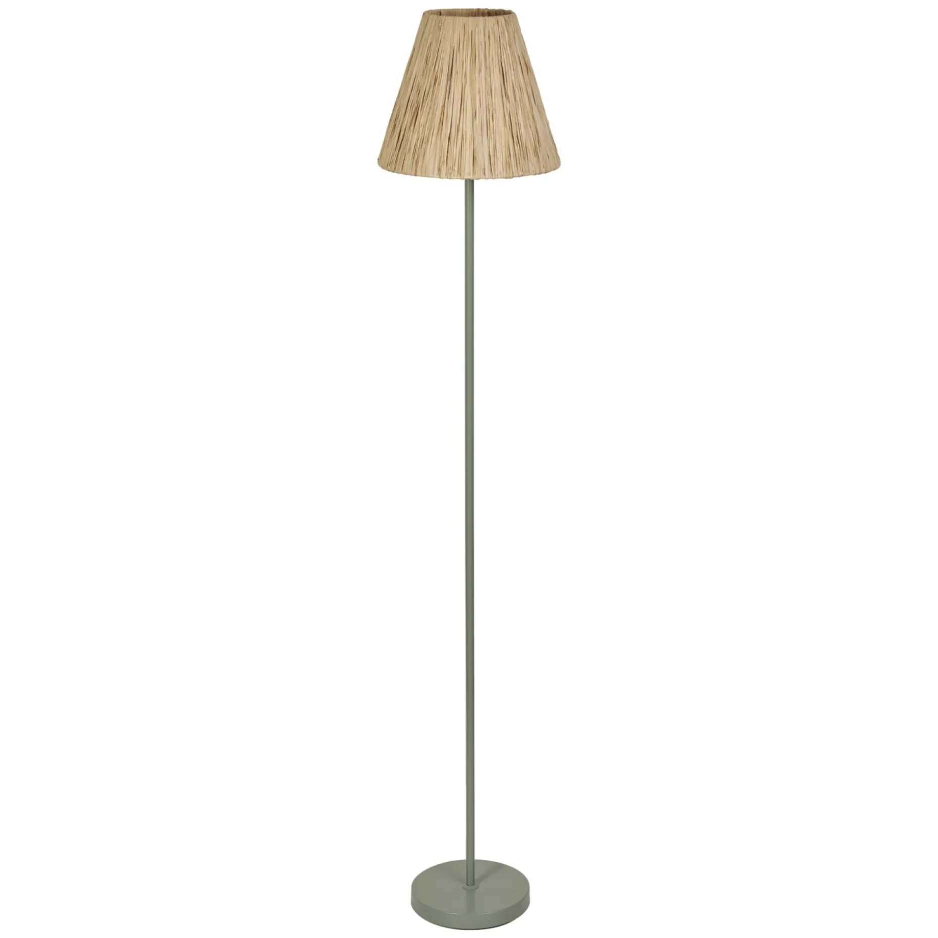 LEDVANCE DECOR RAFFIA GULVLAMPE BRUN/GRØN 34,8 CM