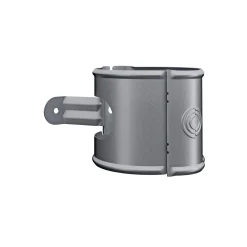 LINDAB RAINLINE F/SKRUE & STIFT RØRHOLDER STÅL MET. 045
