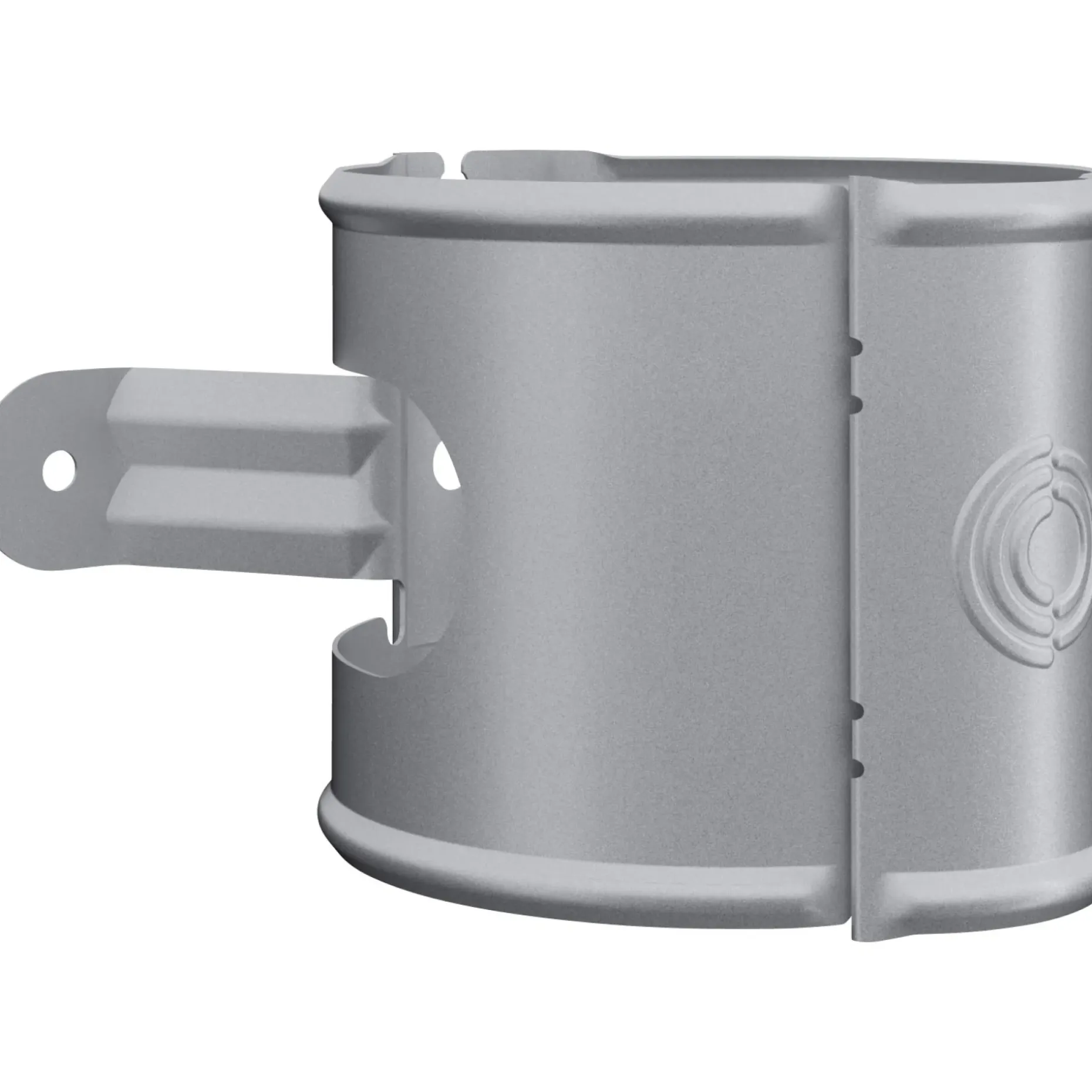 LINDAB RAINLINE F/SKRUE & STIFT RØRHOLDER STÅL MET. 045