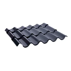 LINDAB TOPLINE 40 TAGPLADE SORT POLYESTER