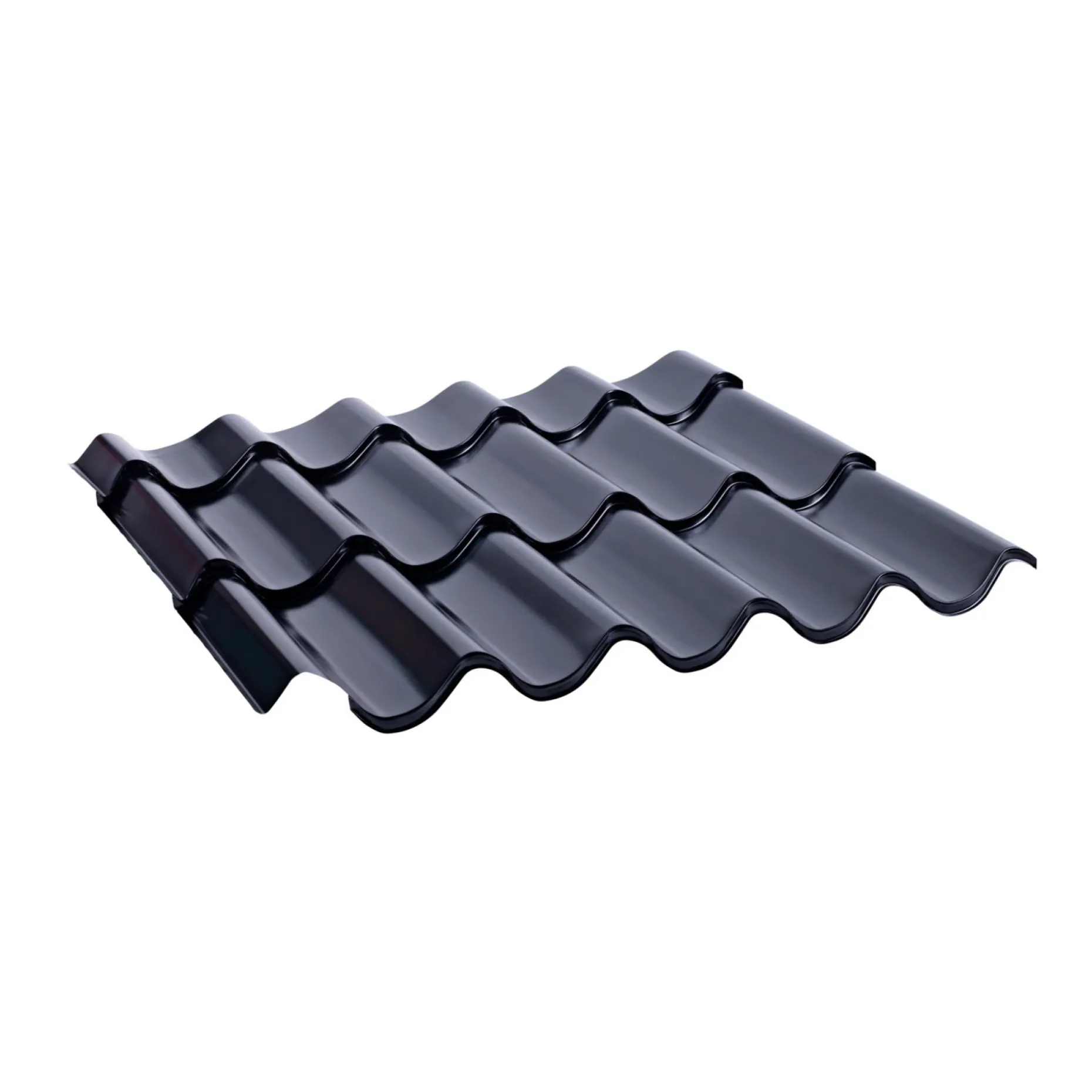 LINDAB TOPLINE 40 TAGPLADE SORT POLYESTER