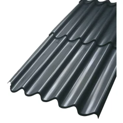 LINDAB TOPLINE 107 TAGPLADE SORT POLYESTER