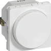 LK FUGA 1 MODUL DREJE LYSDÆMPER HVID
