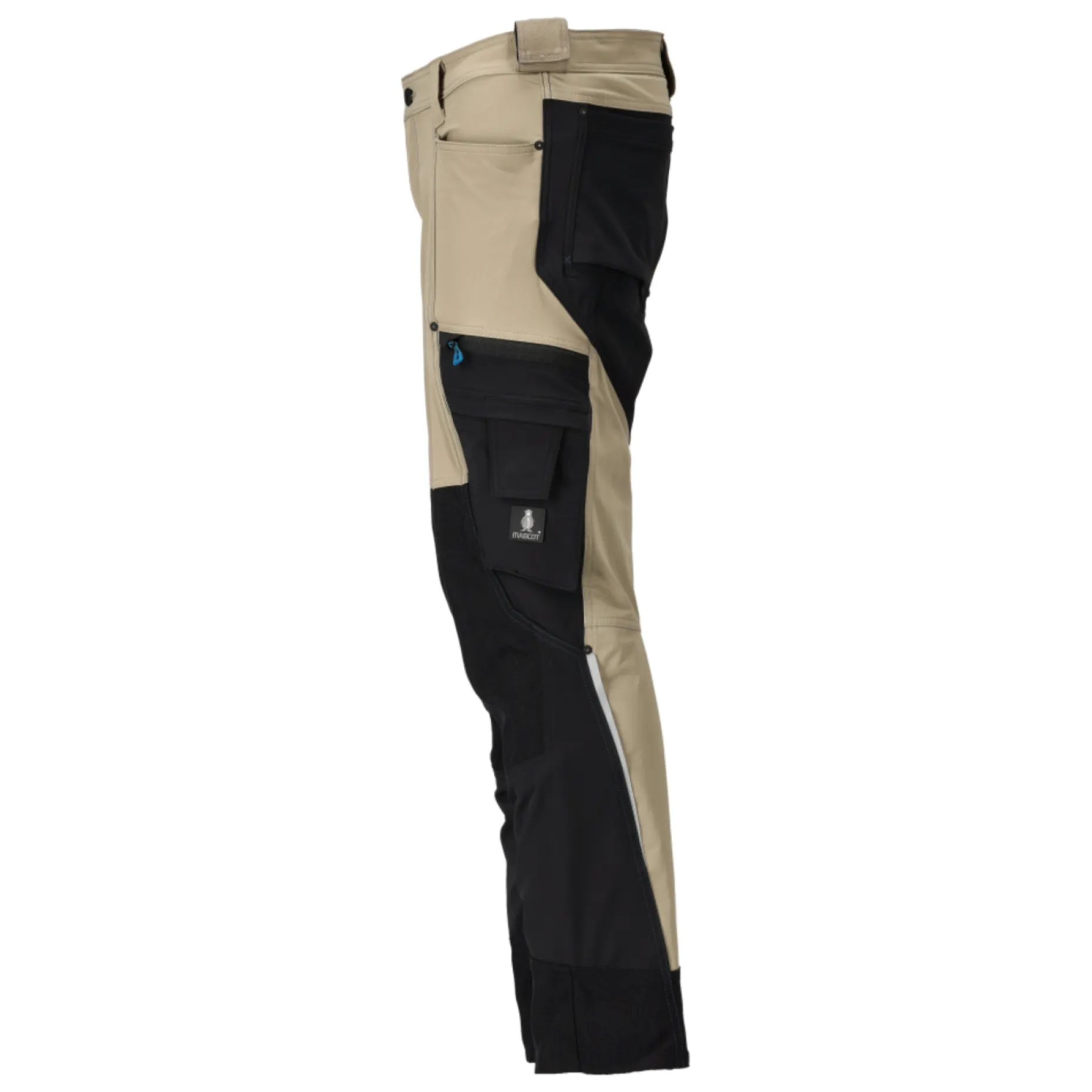MASCOT ADVANCED 23179 BUKS MED KNÆLOMMER 90C60 LYS KAKI/SORT