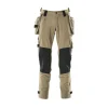 MASCOT ADVANCED 17031 BUKS MED KNÆ- OG HÆNGELOMMER 82C58 LYS KHAKI