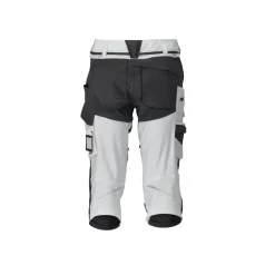 MASCOT CUSTOMIZED 22249 KNICKERS MED KNÆLOMMER C44 HVID/STENGRÅ