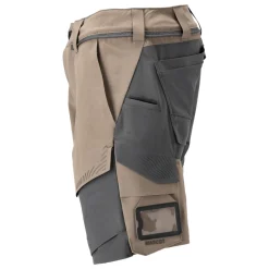 MASCOT CUSTOMIZED 22149 SHORTS 24C46 MØRK SAND/STENGRÅ