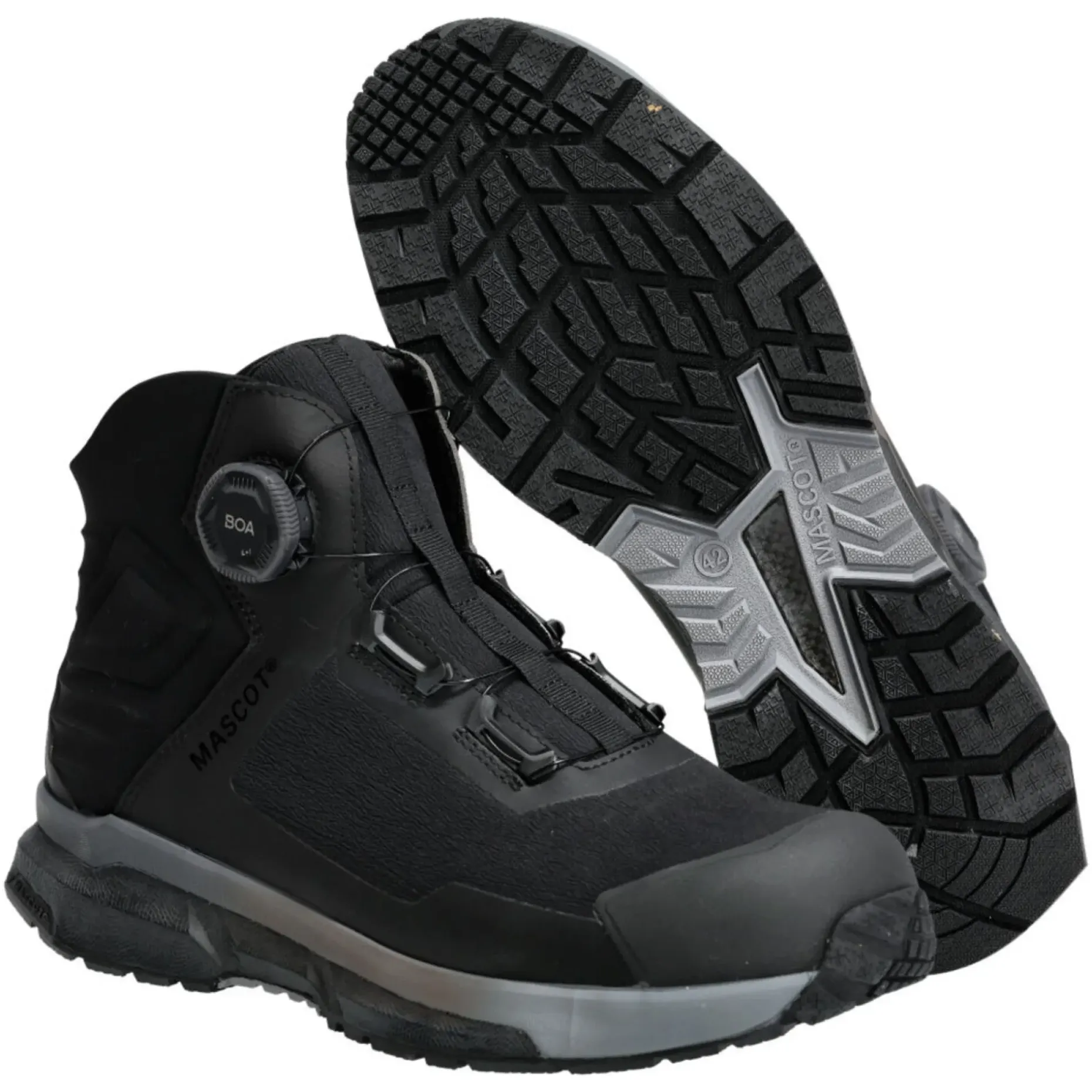 MASCOT FOOTWEAR CUSTOMIZED SIKKERHEDSSTØVLET SORT 45