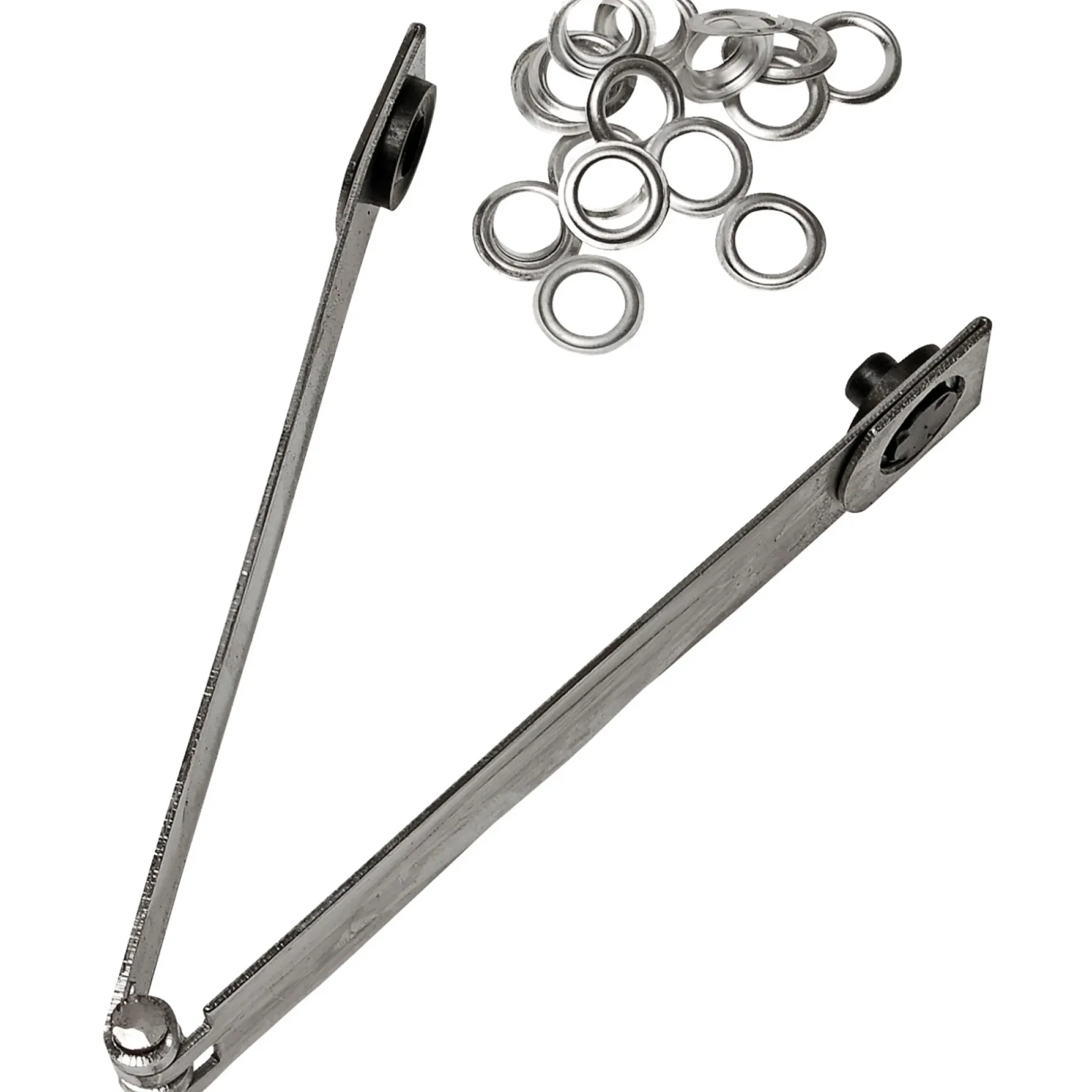 MILLARCO PRESENNINGSØJER I STÅL - INKLUSIV TANG - 10 STK. TANG 1.60 CM