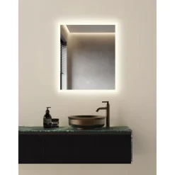 MILOBAD CL30 MED LED-LYS SPEJL 70X60