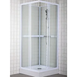 MILOBAD VENEDIG BRUSEKABINE 80 CM 80 CM