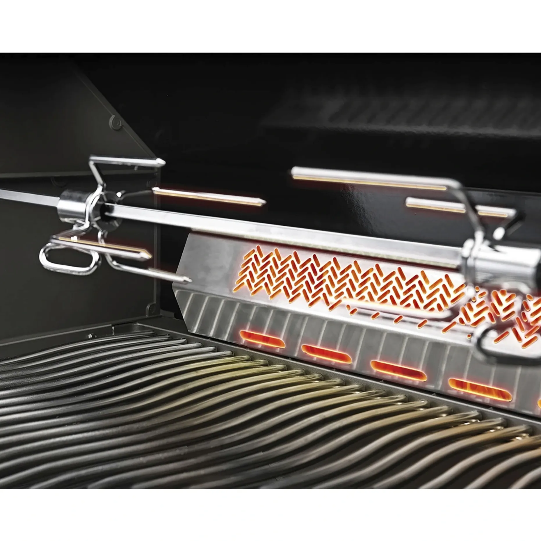 NAPOLEON PRESTIGE PRO 500 INDBYGNING INDBYGNINGSGRILL RUSTFRIT STÅL