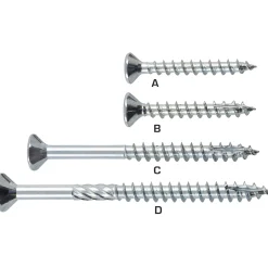 NKT SPUN®+ UNIVERSALSKRUE SPUN+ SKRUE 6,0X120 MM ELFORZINKET 100 STK