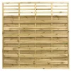 NORDIC FENCE STRAIGHT HEGN TRYKIMPRÆGNERET NATUR 4.50 X 180 CM