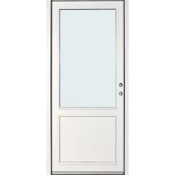 OUTLINE 3-LAGS KLART GLAS FACADEDØR 114 X 948 X 2118 MM H HVID